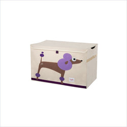 3 Sprouts Poodle Toy Chest in Purple