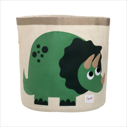 3 Sprouts Storage Bin Dinosaur in Green