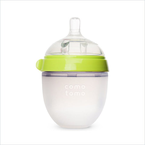 Comotomo 5oz Natural Feel Baby Bottle in Green