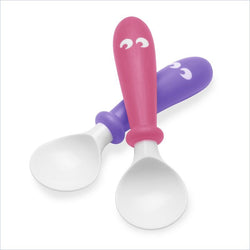 BabyBjÃƒÂ¶rn 2-Pack Spoon in Pink and Purple