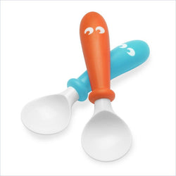 BabyBjÃƒÂ¶rn 2-Pack Spoon in Turquoise and Orange