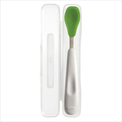 OXO Tot On-The-Go Feeding Spoon in Green