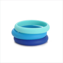Chewbeads  Skinny Charles Bangle in Cobalt (Set of 3)