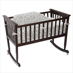 Jolly Jumper Cradle Set in Cream and Black Swirl