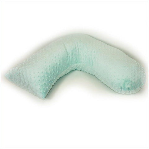Jolly Jumper Boomerang Pillow in Aqua