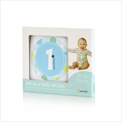 Pearhead Milestone First Year Boy Stickers