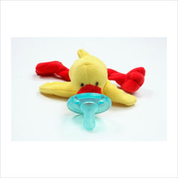 WubbaNub Yellow Duck Infant Pacifier
