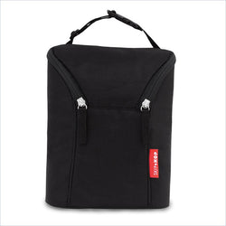 Skip Hop Grab & Go Double Bottle Bag in Black