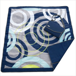 JJ Cole 7 x 5 Outdoor Blanket in Blue Orbit