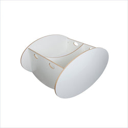 BabyHome So-Ro Double Cradle in White