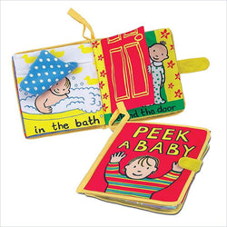 Jellycat Peek A Baby Book