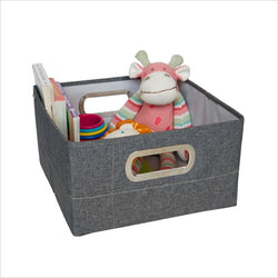 JJ Cole Storage Box 6.5 Inch in Slate Heather
