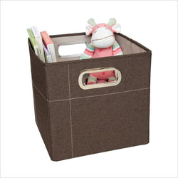 JJ Cole Storage Box 11 Inch in Cocoa Heather