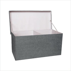 JJ Cole Toy Storage Box in Slate Heather