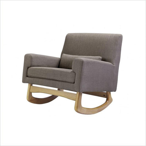 Nurseryworks Sleepytime Light Legs Rocker in Hazelnut Weave Fabric