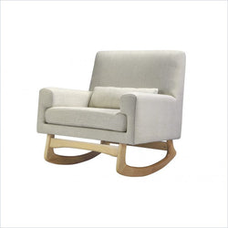Nurseryworks Sleepytime Light Legs Rocker in Oatmeal Weave Fabric