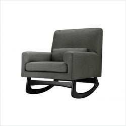 Nurseryworks Sleepytime Dark Legs Rocker in Charcoal Weave Fabric