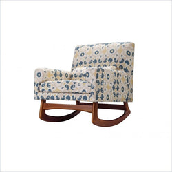 Nurseryworks Sleepytime Walnut Legs Rocker in Limited Edition Bazaar in Spring