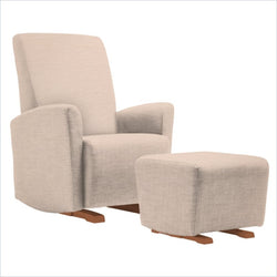Dutailier Pico Upholstered Harvest Glider Chair in Cream