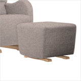 Dutailier Upholstered Natural Ottoman