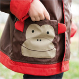 Skip Hop Zoo Little Kid Raincoat in Monkey