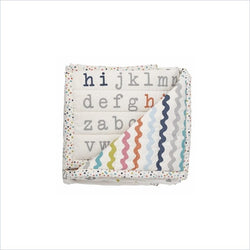 Pehr Hi Alphabet Blanket in Multi