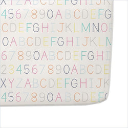 Pehr Alphabet Crib Sheet