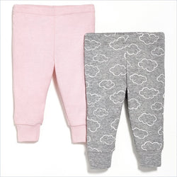 Skip Hop Layette Baby Pants in Pink (Set of 2)