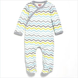 Skip Hop Layette Side Snap Footie in Blue