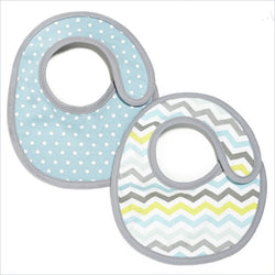 Skip Hop Layette Baby Bibs in Blue (Set of 2)