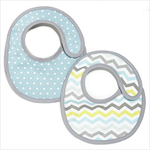 Skip Hop Layette Baby Bibs in Blue (Set of 2)