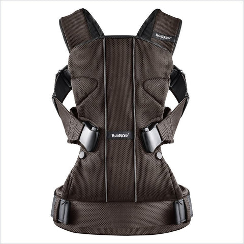 Baby Bjorn Baby Carrier One in Brown and Black Mesh