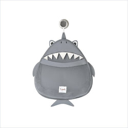 3 Sprouts Shark Bath Storage in Gray