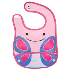 Skip Hop Zoo Tuck-Away Bibs in Butterfly