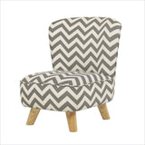 Babyletto Pop Mini Toddler Chair in Chevron Grey