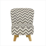 Babyletto Pop Mini Toddler Chair in Chevron Grey