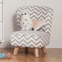 Babyletto Pop Mini Toddler Chair in Chevron Grey
