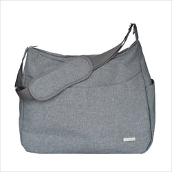 JJ Cole Linden Diaper Bag In Gray Heather