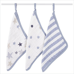 Aden + Anais Classic Washcloth 3-Pack in Rock Star