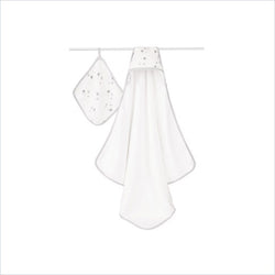Aden + Anais Classic Hooded Towel and Washcloth Set in Twinkle