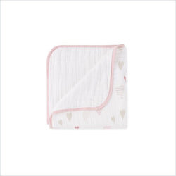 Aden + Anais Classic Dream Blanket in Heart Breaker
