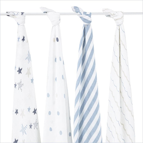 Aden + Anais Classic Swaddle 4-Pack in Rock Star