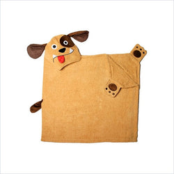 Zoocchini Toddler Hooded Towel in Duffy the Dog