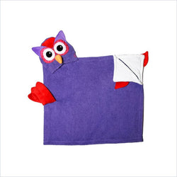Zoocchini Toddler Hooded Towel in Olive the Owl