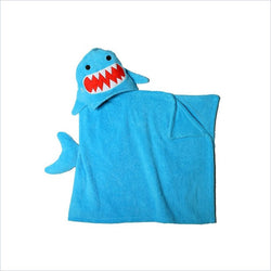 Zoocchini Toddler Hooded Towel in Sherman the Shark