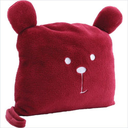 Lug Kids Under Cover Bear Blanket and Pillow in Crimson Red