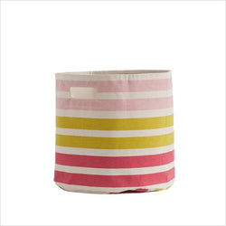Pehr 3 Stripe Bin in Pink