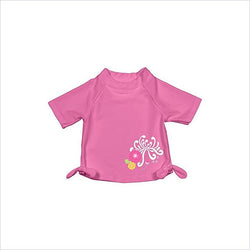 I play. Mix ‘n Match Short Sleeve Bow Rashguard in Light Pink Mum Garden