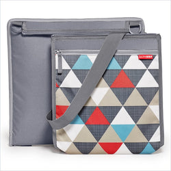 Skip Hop Central Park Outdoor Blanket and Cooler Bag in Triangles
