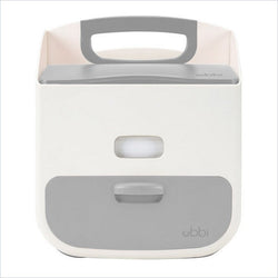 Ubbi Diaper Caddy in White and Grey